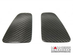 FIAT 500 Central Tail Light Trim Kit - Carbon Fiber - Yellow Candy